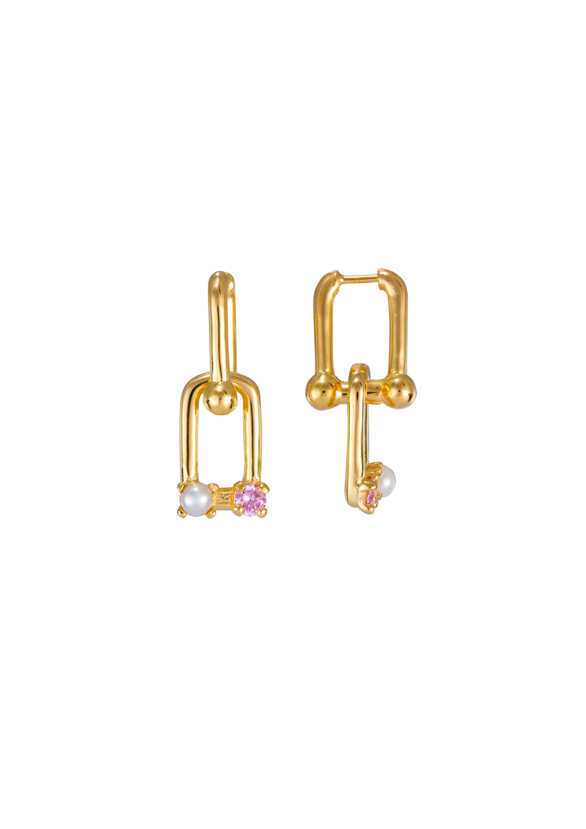 UNHINGED EARRINGS GOLD