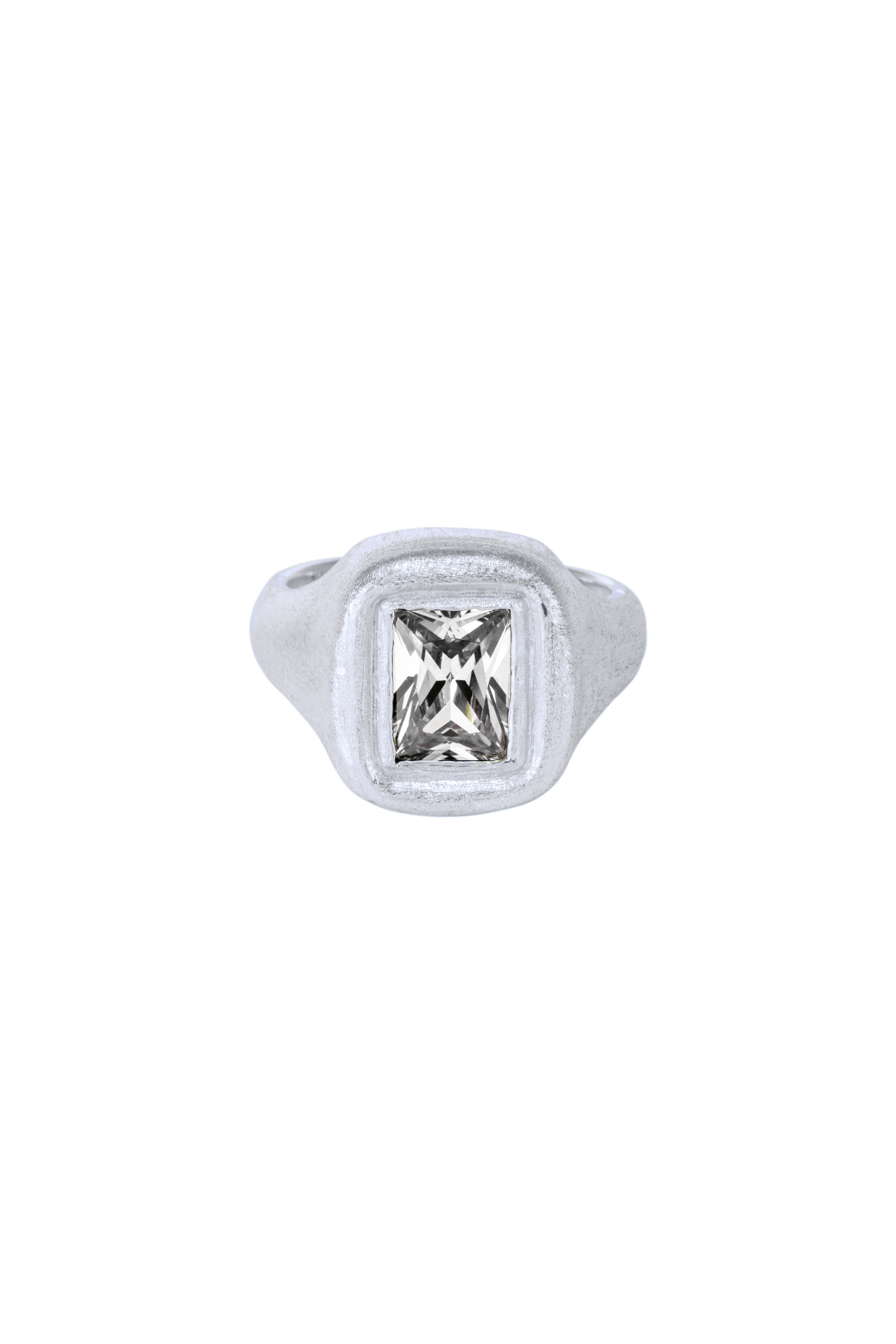 MOSHI MOSHI WHITE RING SILVER