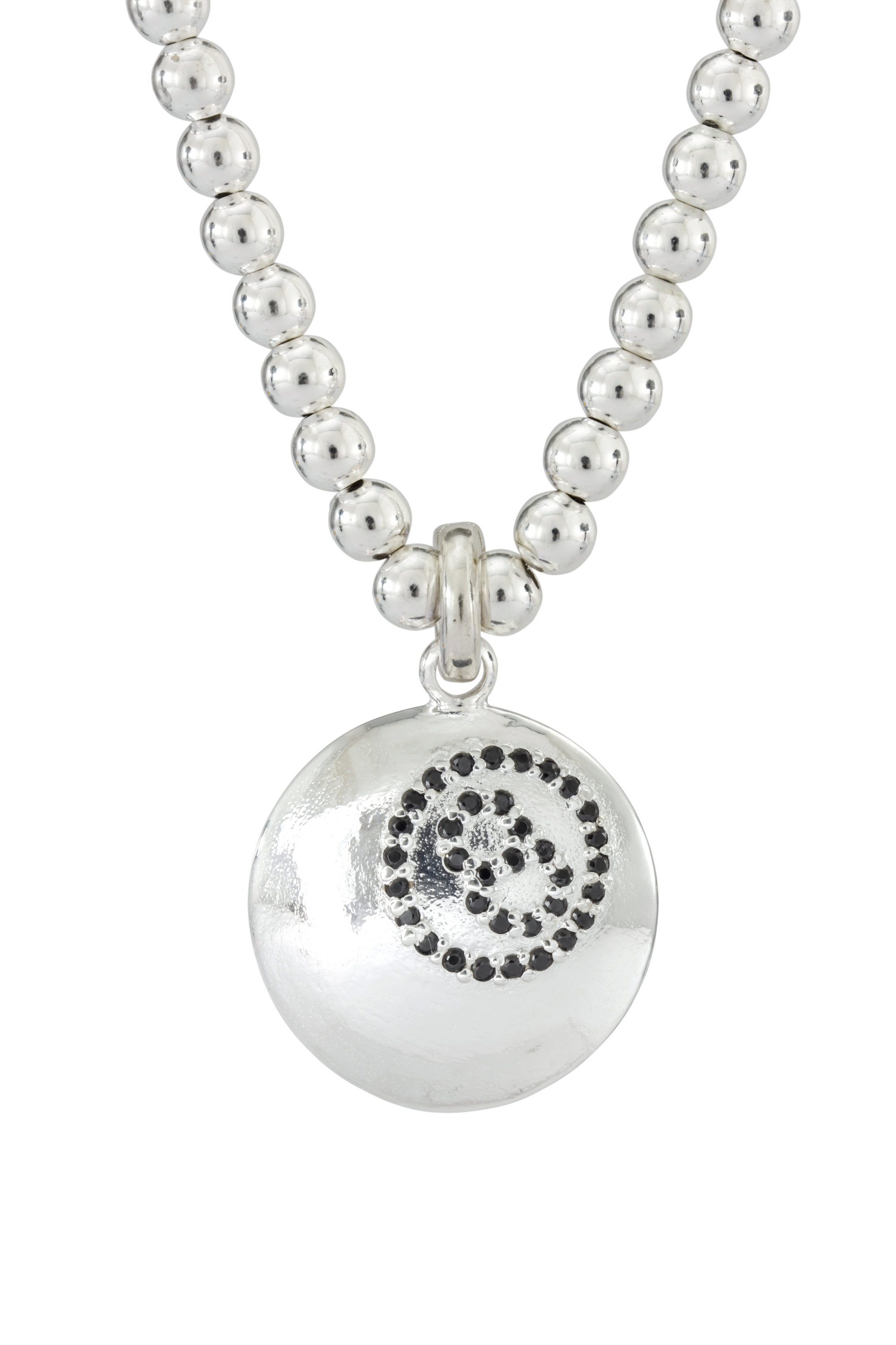 8-BALL NECKLACE SILVER