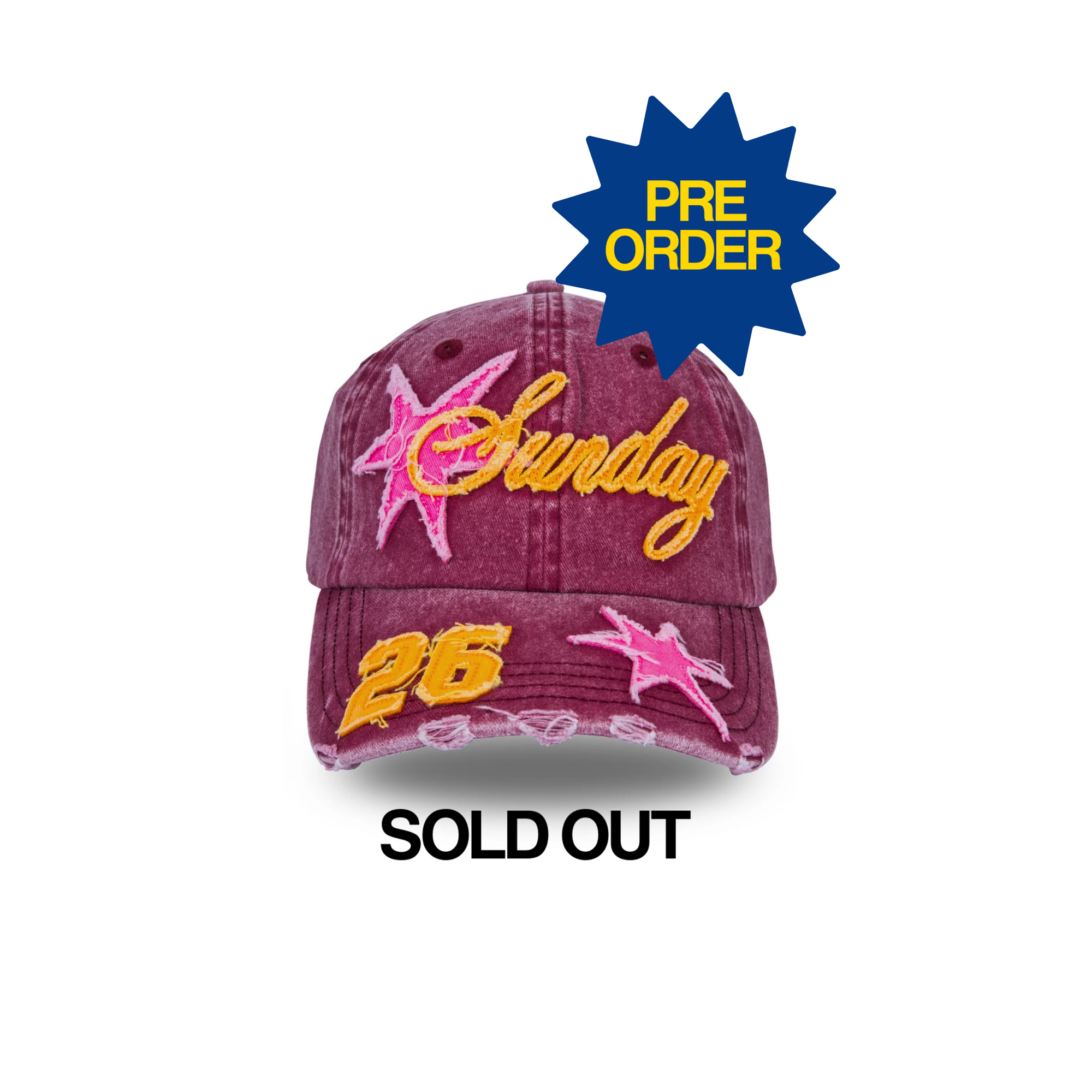 SUNDAY HAT BURGUNDY