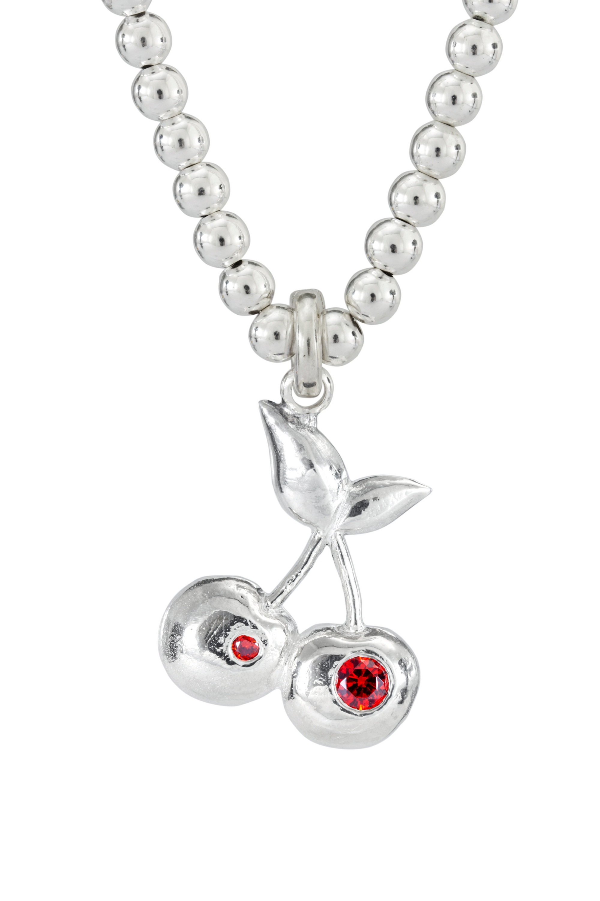 CHEERY BOMB NECKLACE SILVER