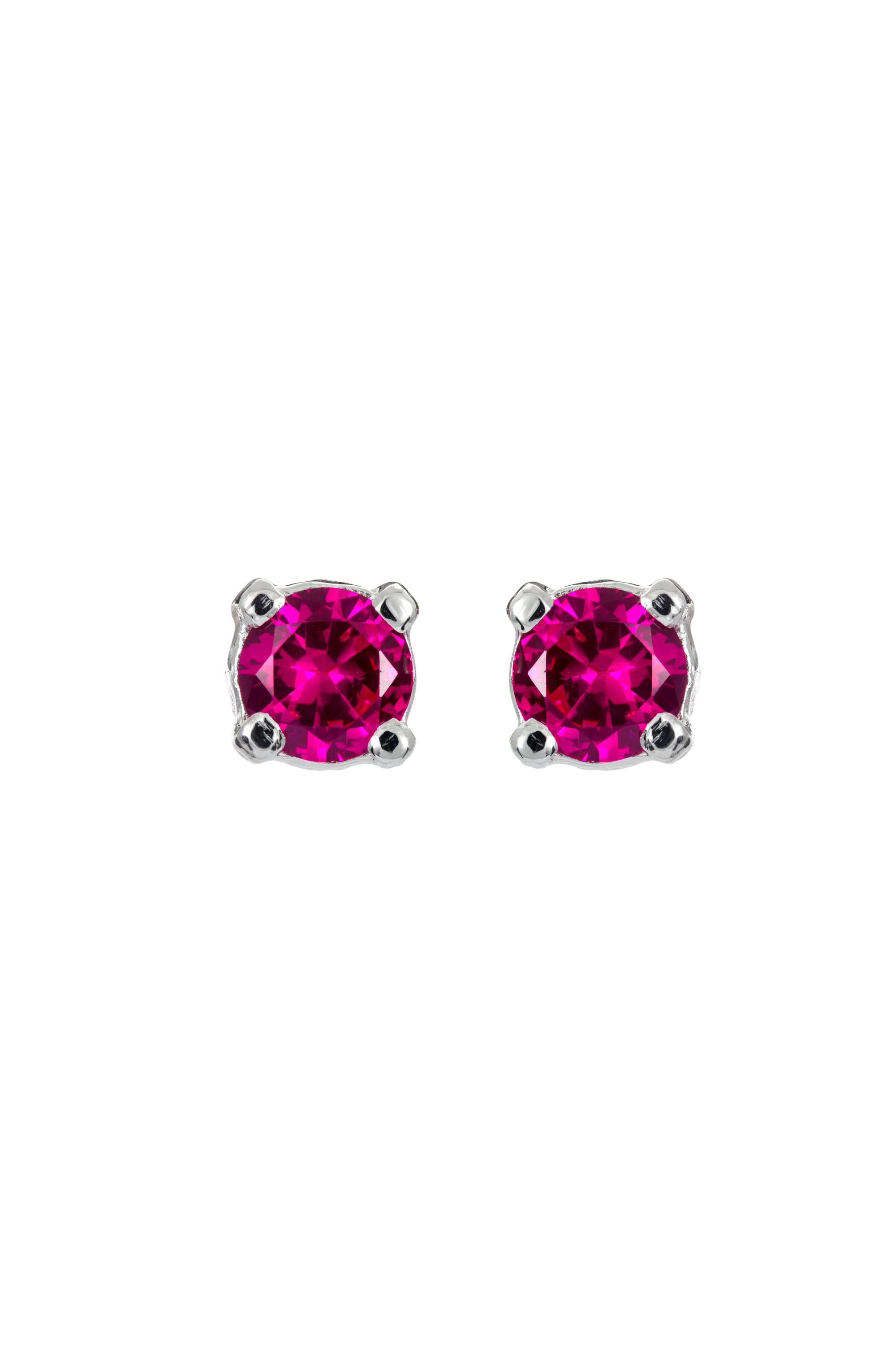 PINK CHARMER EARRINGS SILVER