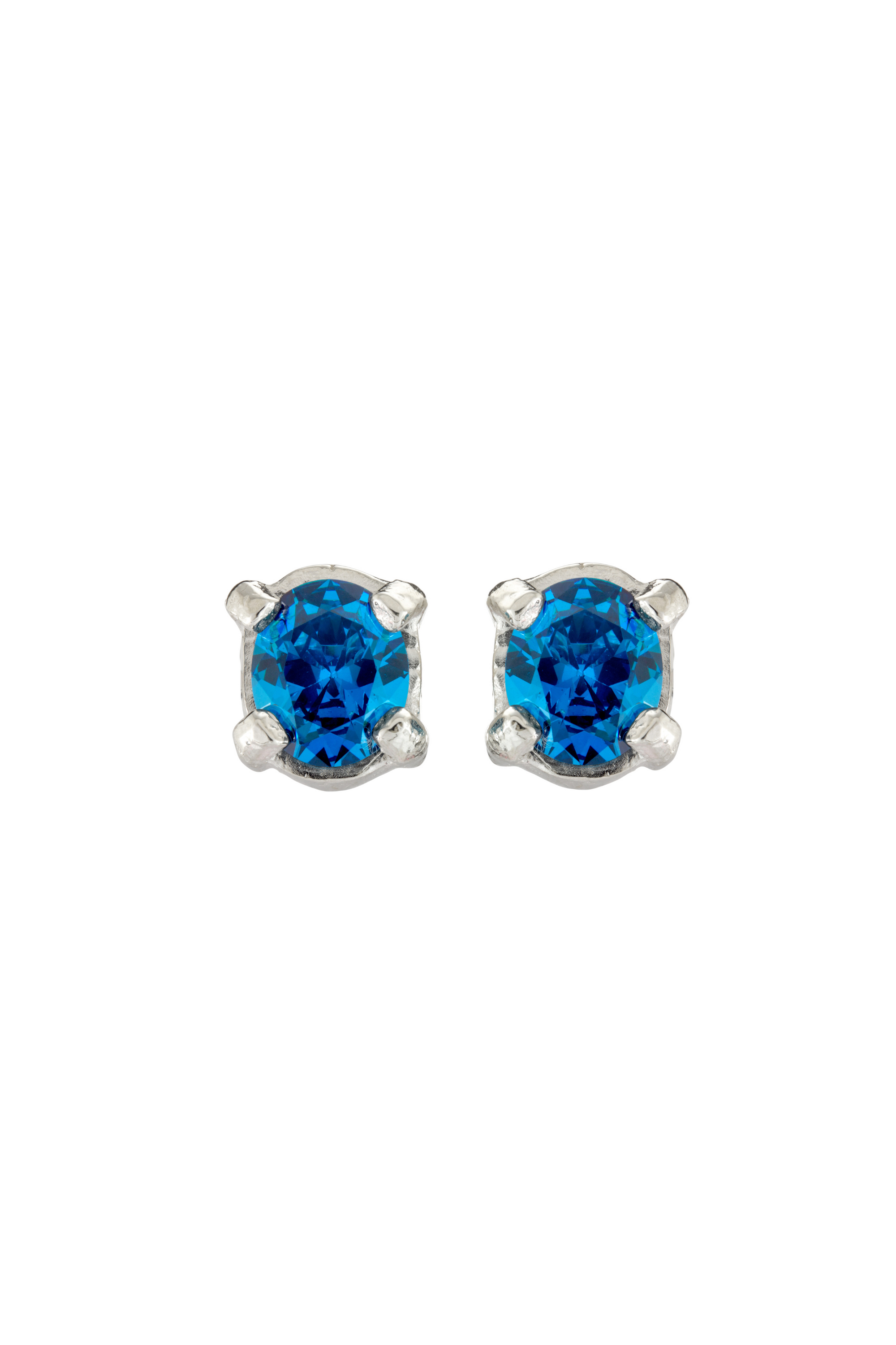 BLUE CHARMER EARRINGS SILVER