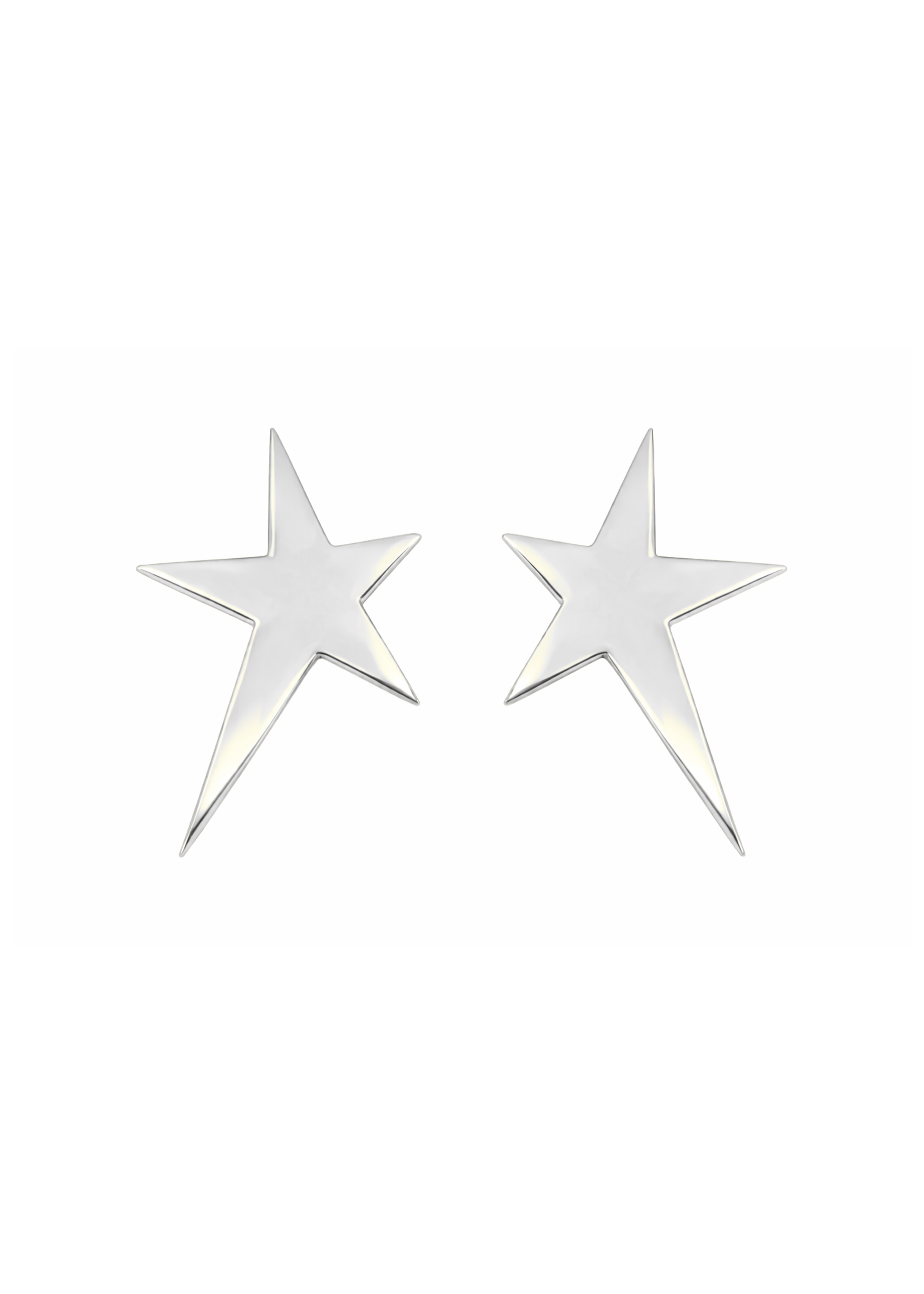 STARLETTE EARRINGS SILVER LARGE