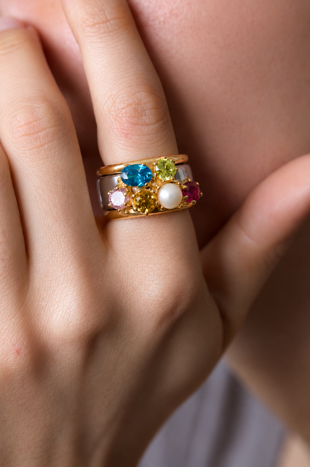 AKIRA SMART RING COVER GOLD