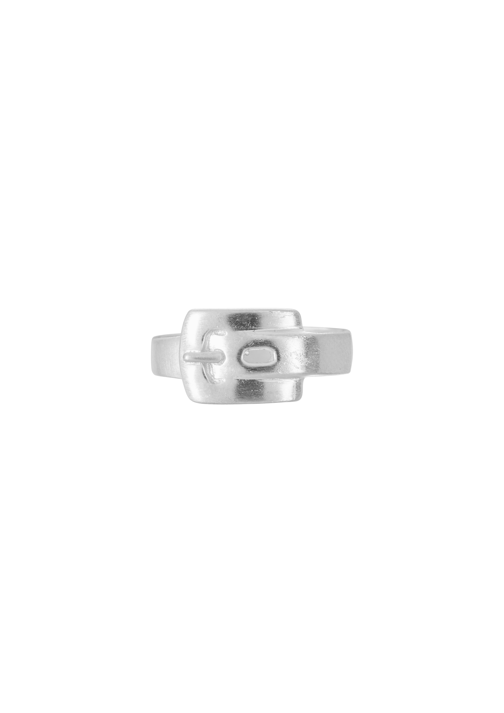 BABY BUCKLE RING SILVER