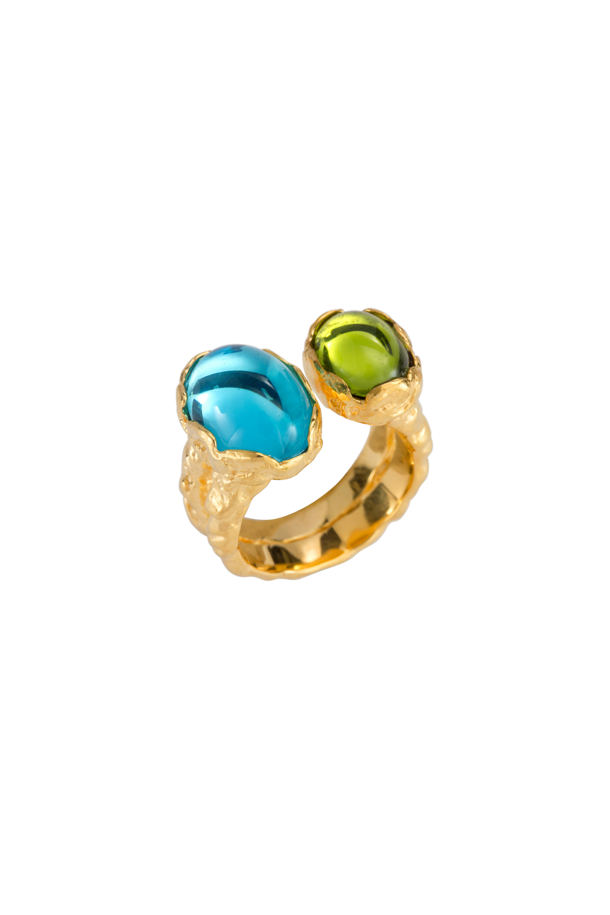 PRIMA DONNA RING BLUE GOLD