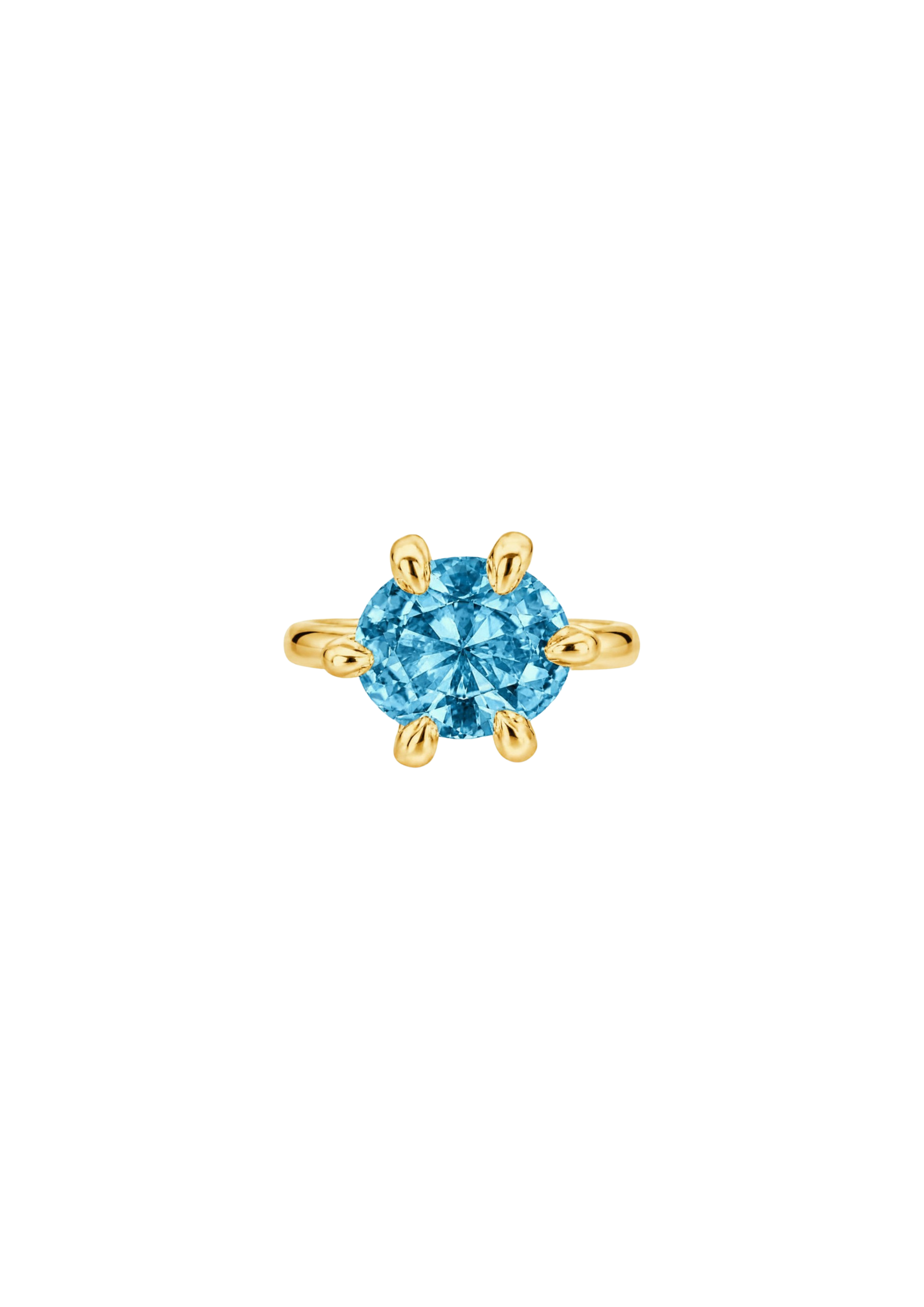 DIVA RING BLUE GOLD