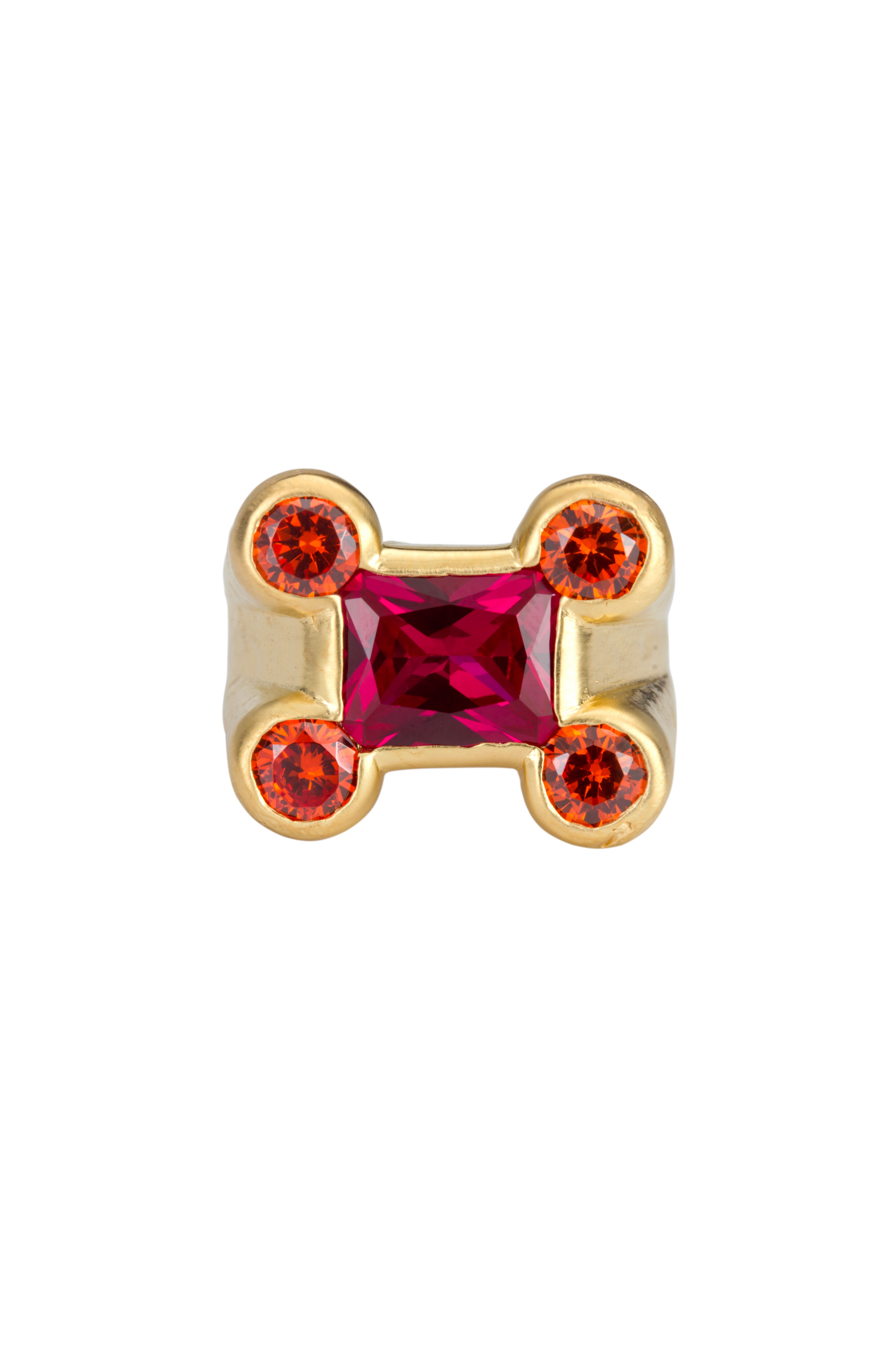 DOUBLE DATE RING PINK GOLD