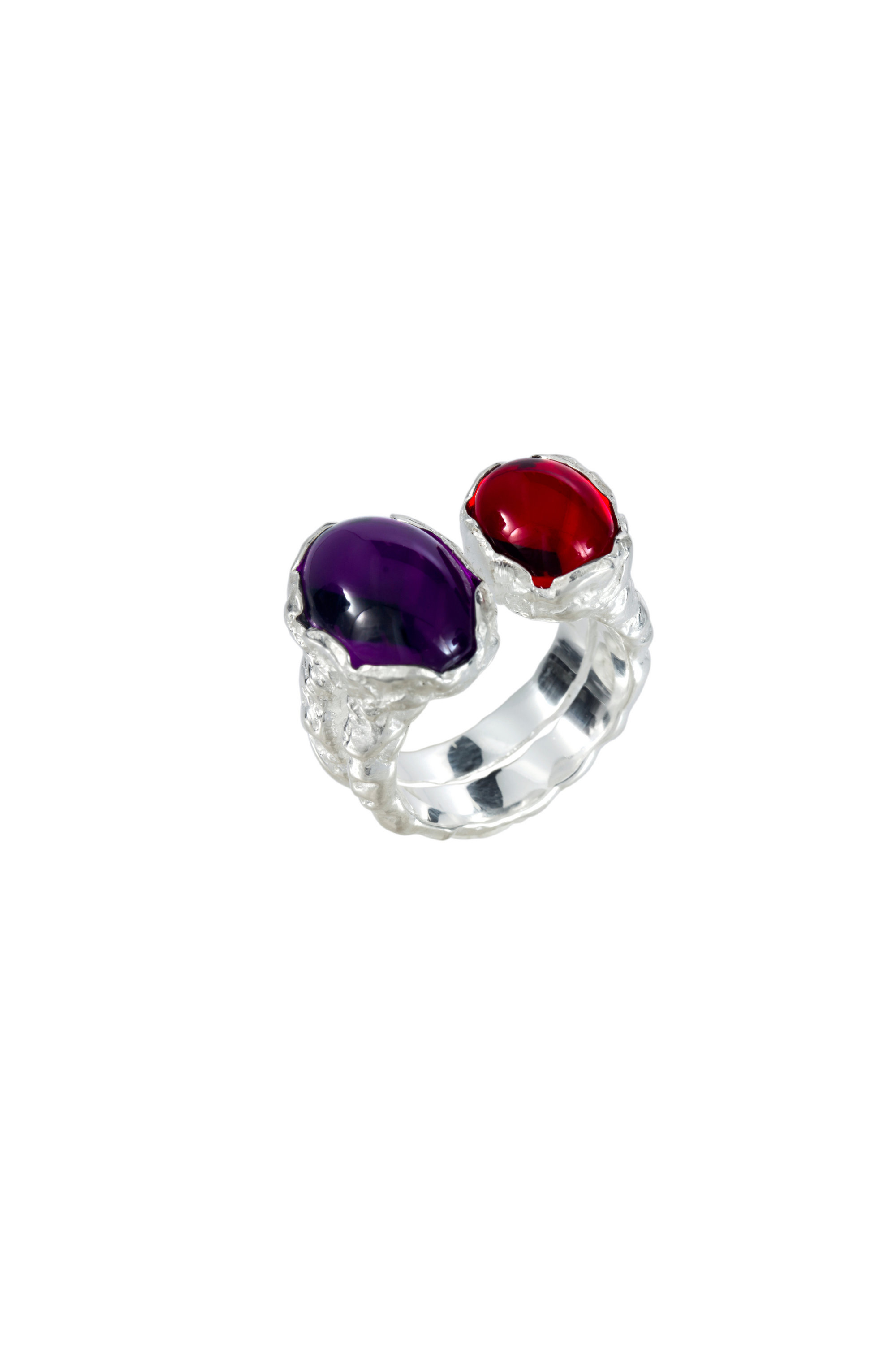 PRIMA DONNA RING PURPLE SILVER