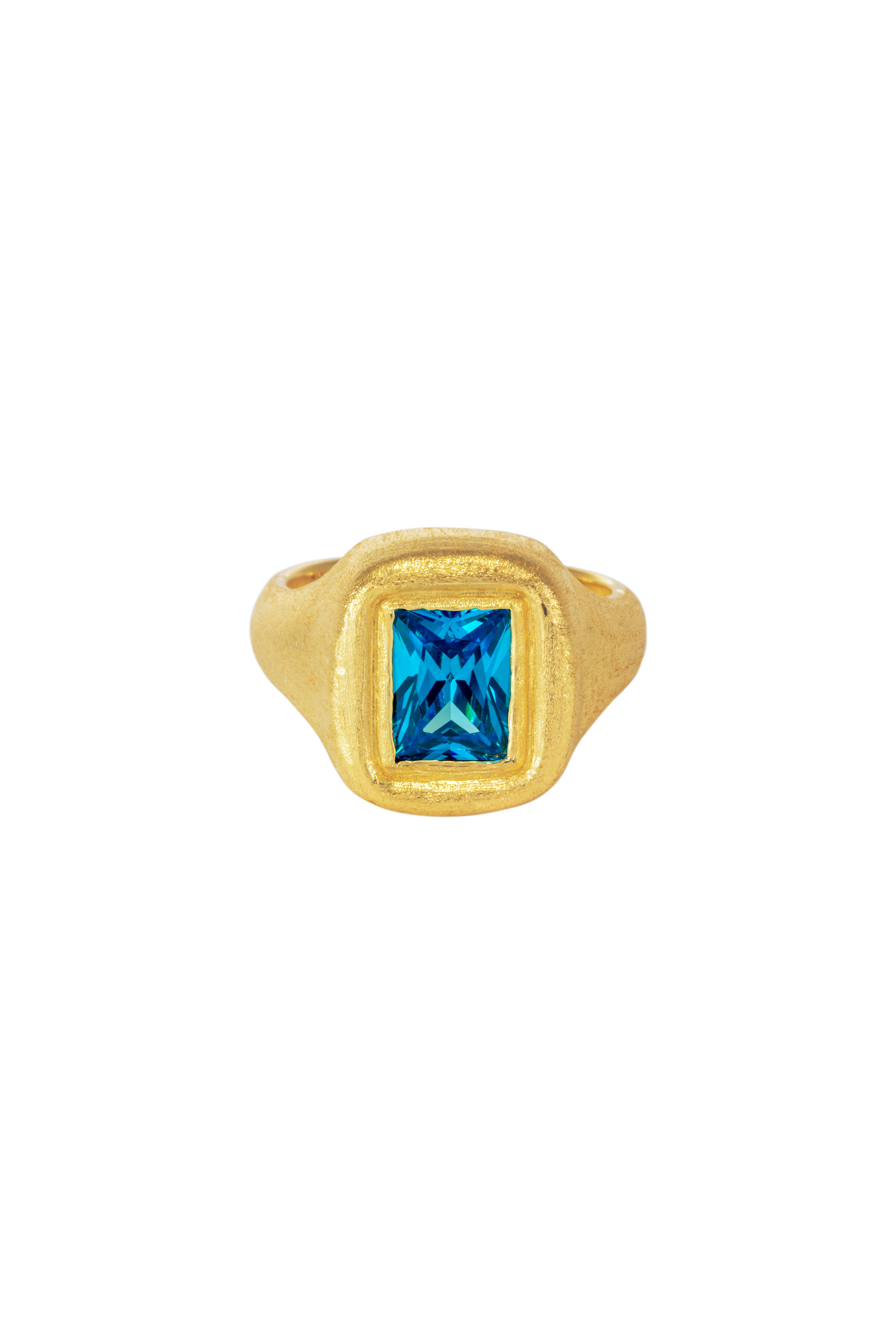 MOSHI MOSHI BLUE RING GOLD