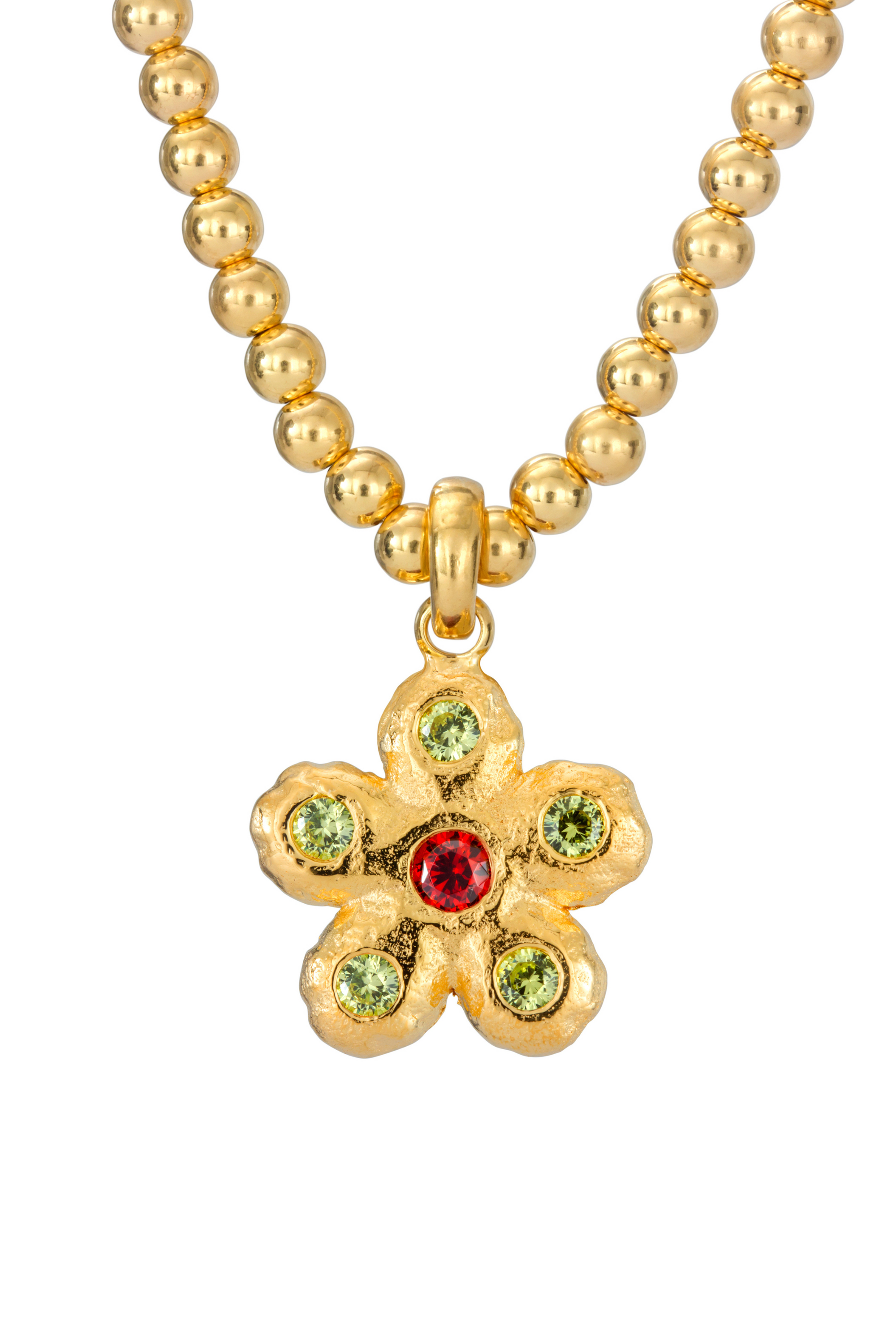 FLOWER NECKLACE GOLD