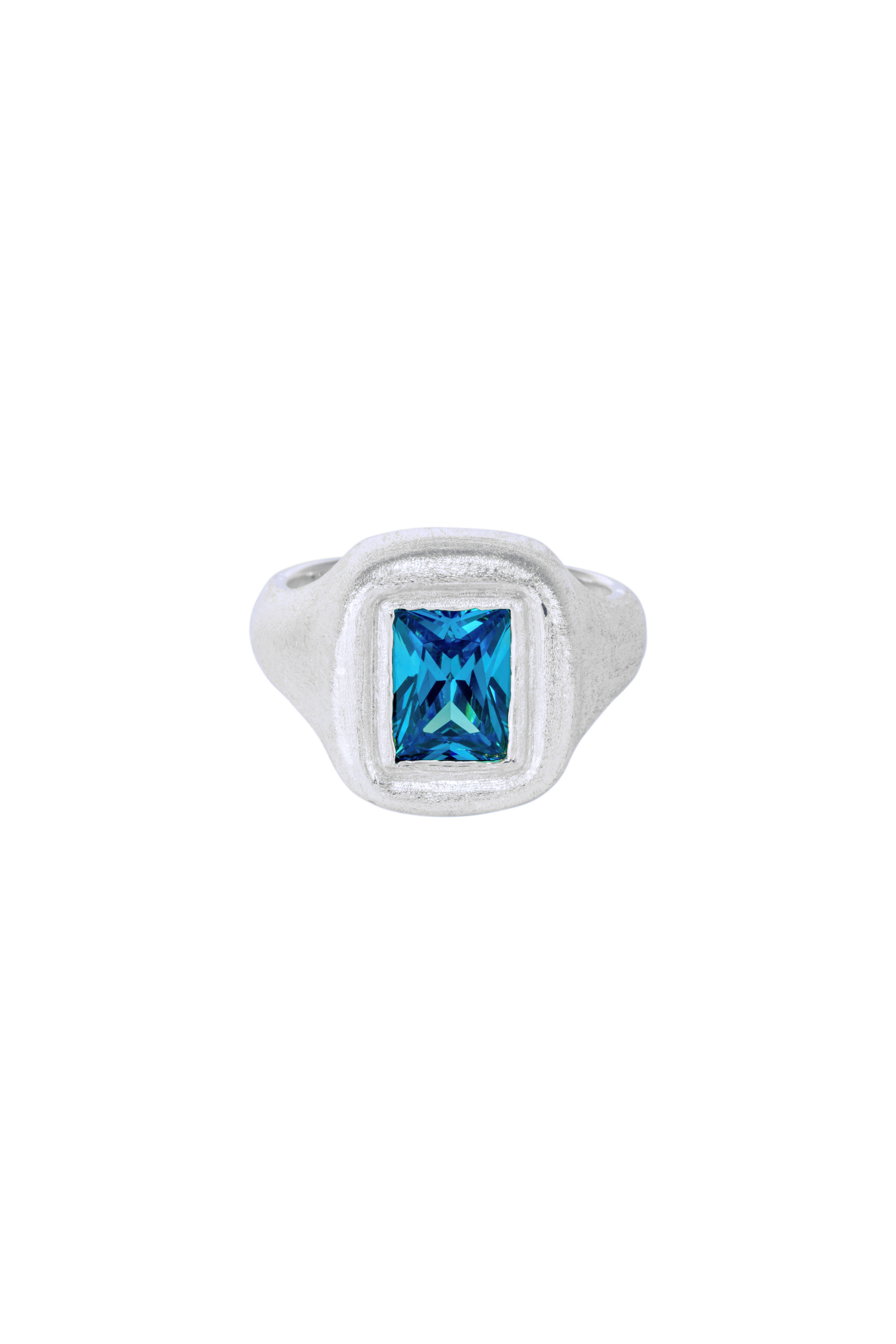 MOSHI MOSHI BLUE RING SILVER