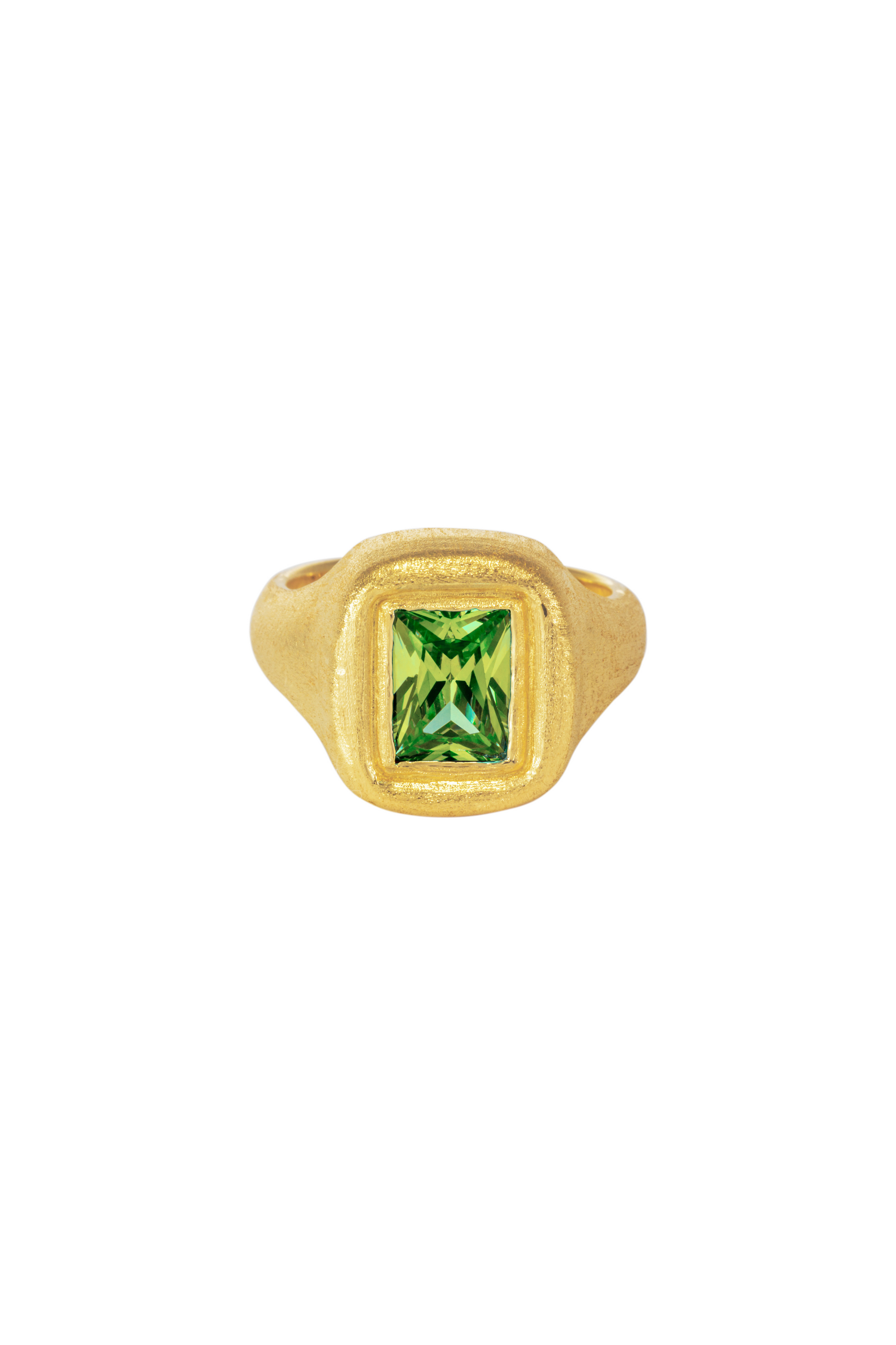 MOSHI MOSHI GREEN RING GOLD