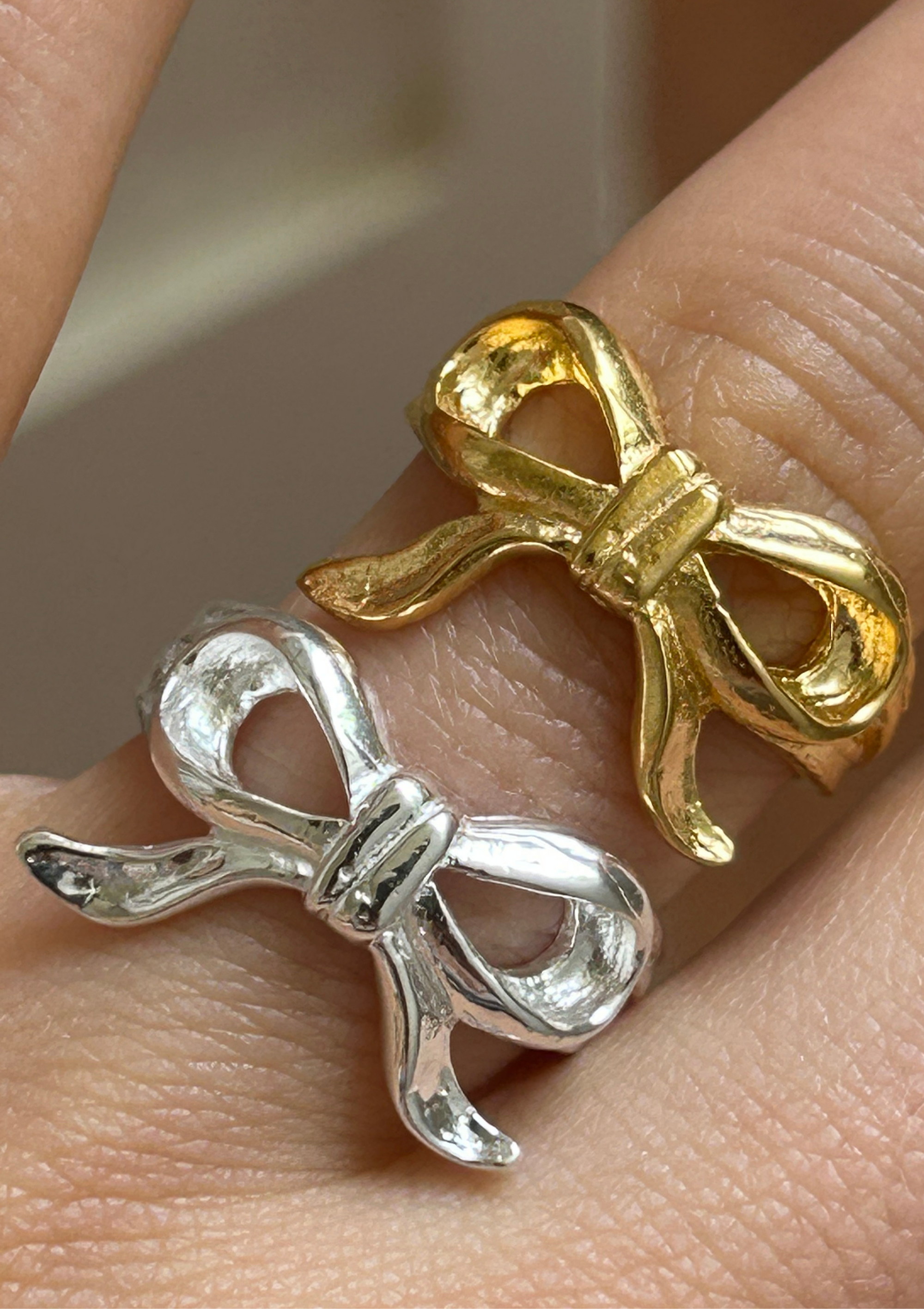 BOW PEEP RING SILVER