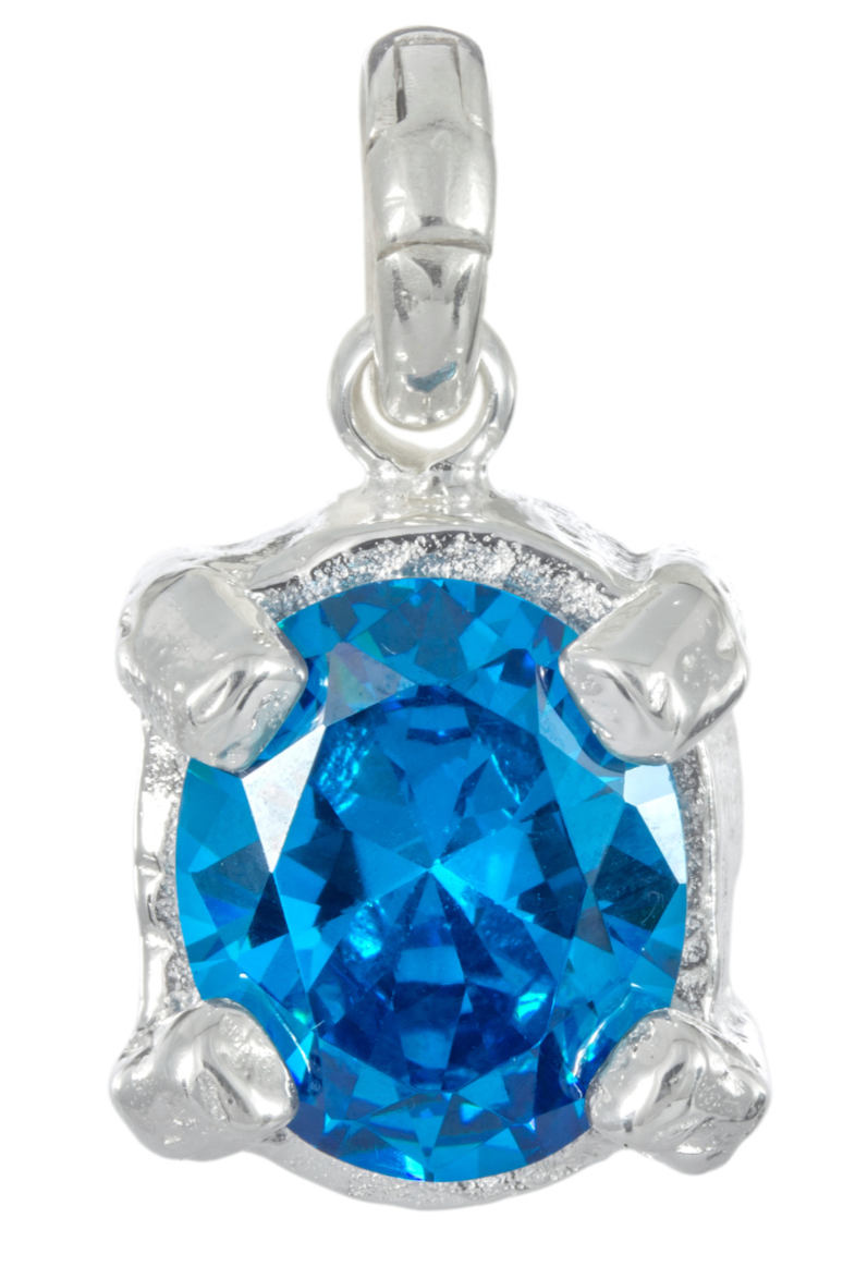 BLUE CHARMER BAG CHARM