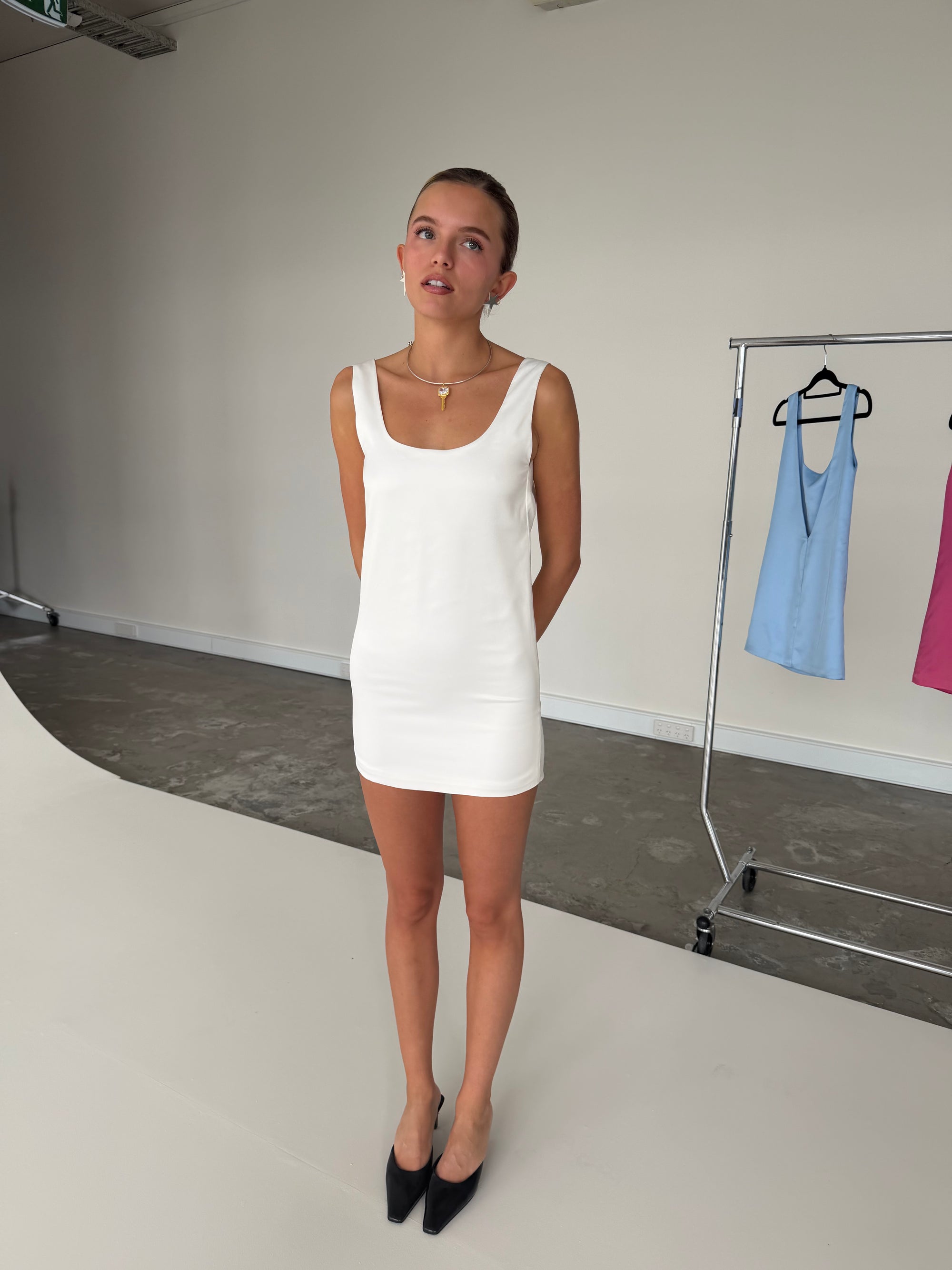 CAROLYN DRESS IVORY
