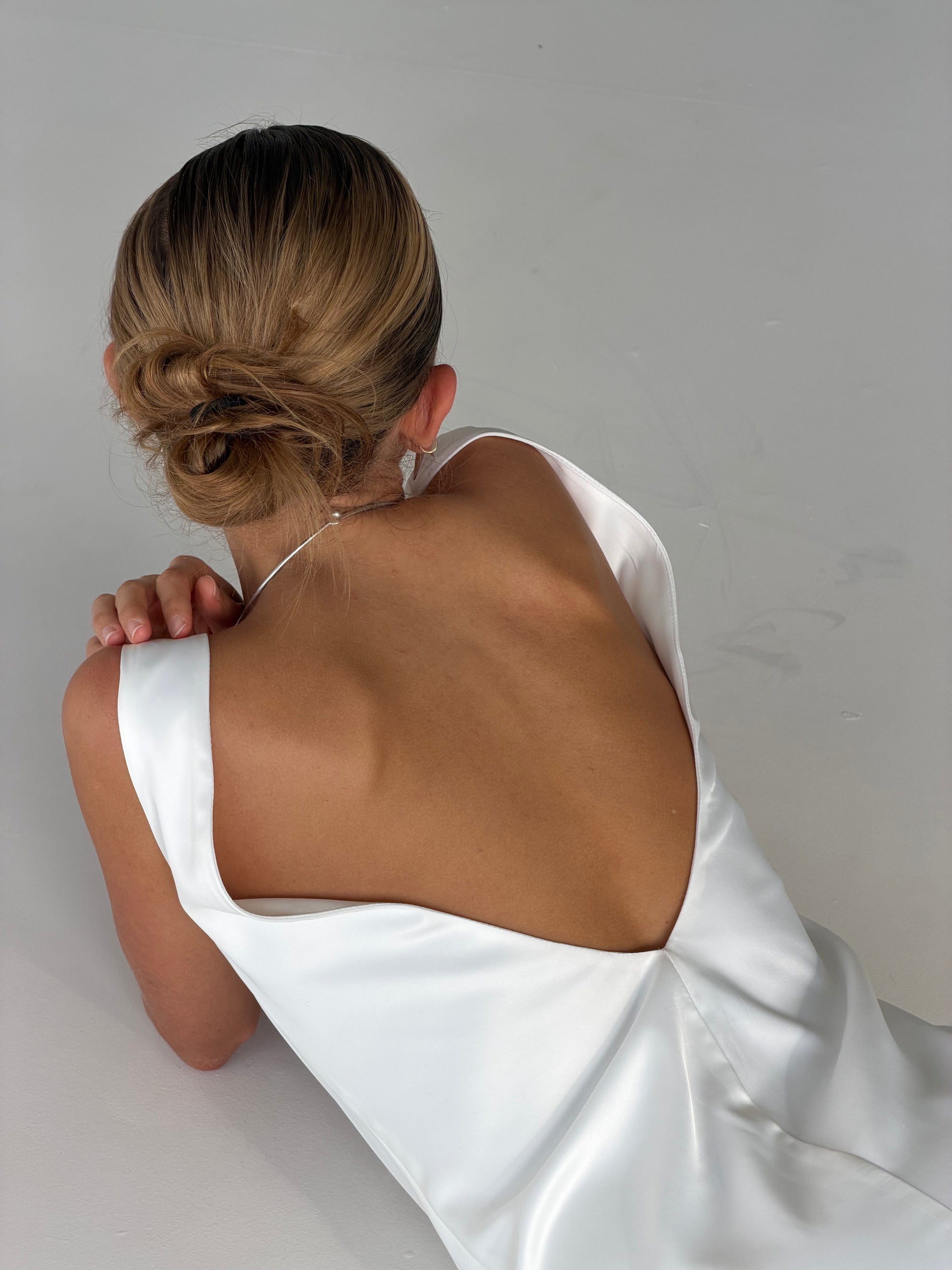 CAROLYN DRESS IVORY