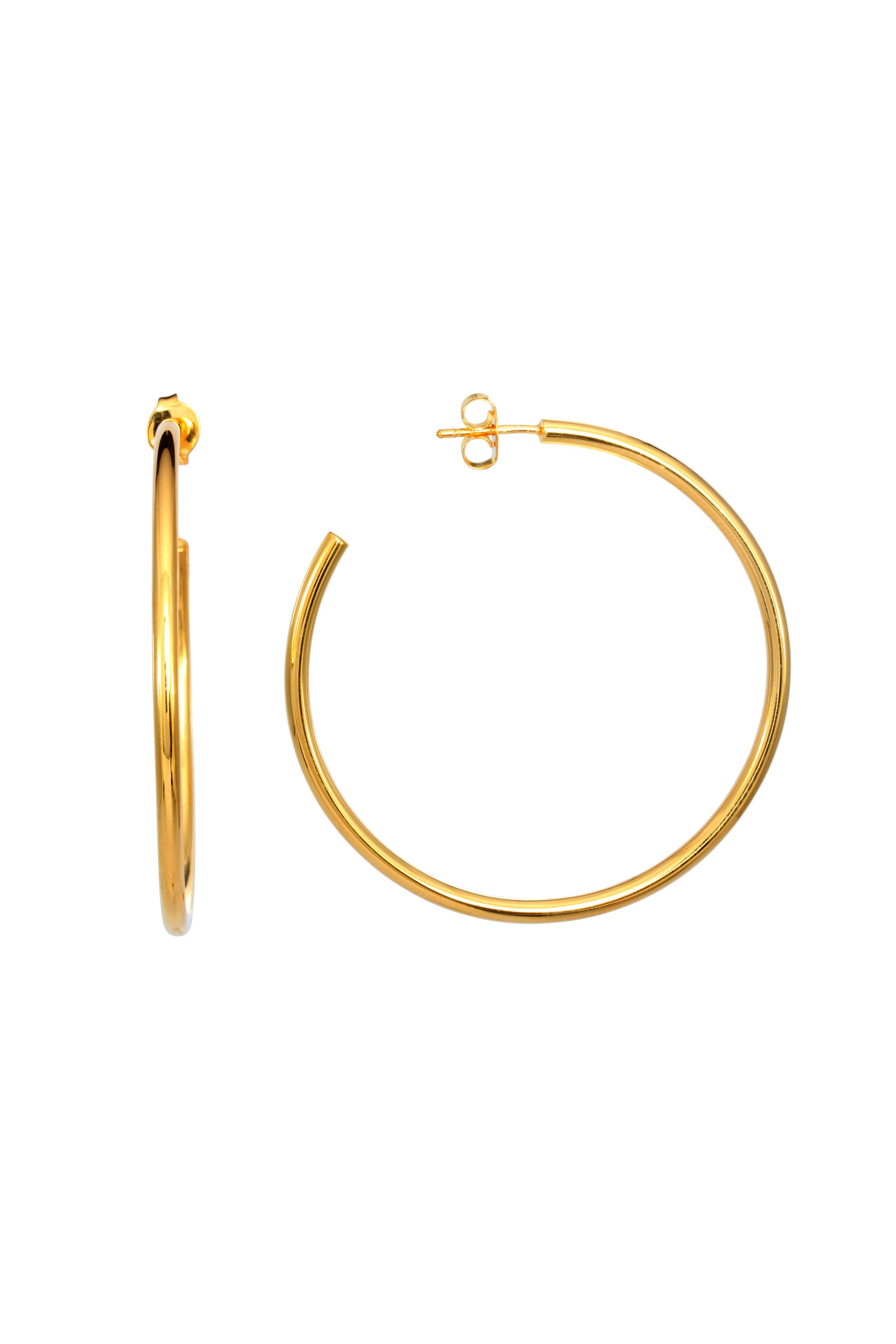 CHALET EARRING LARGE GOLD