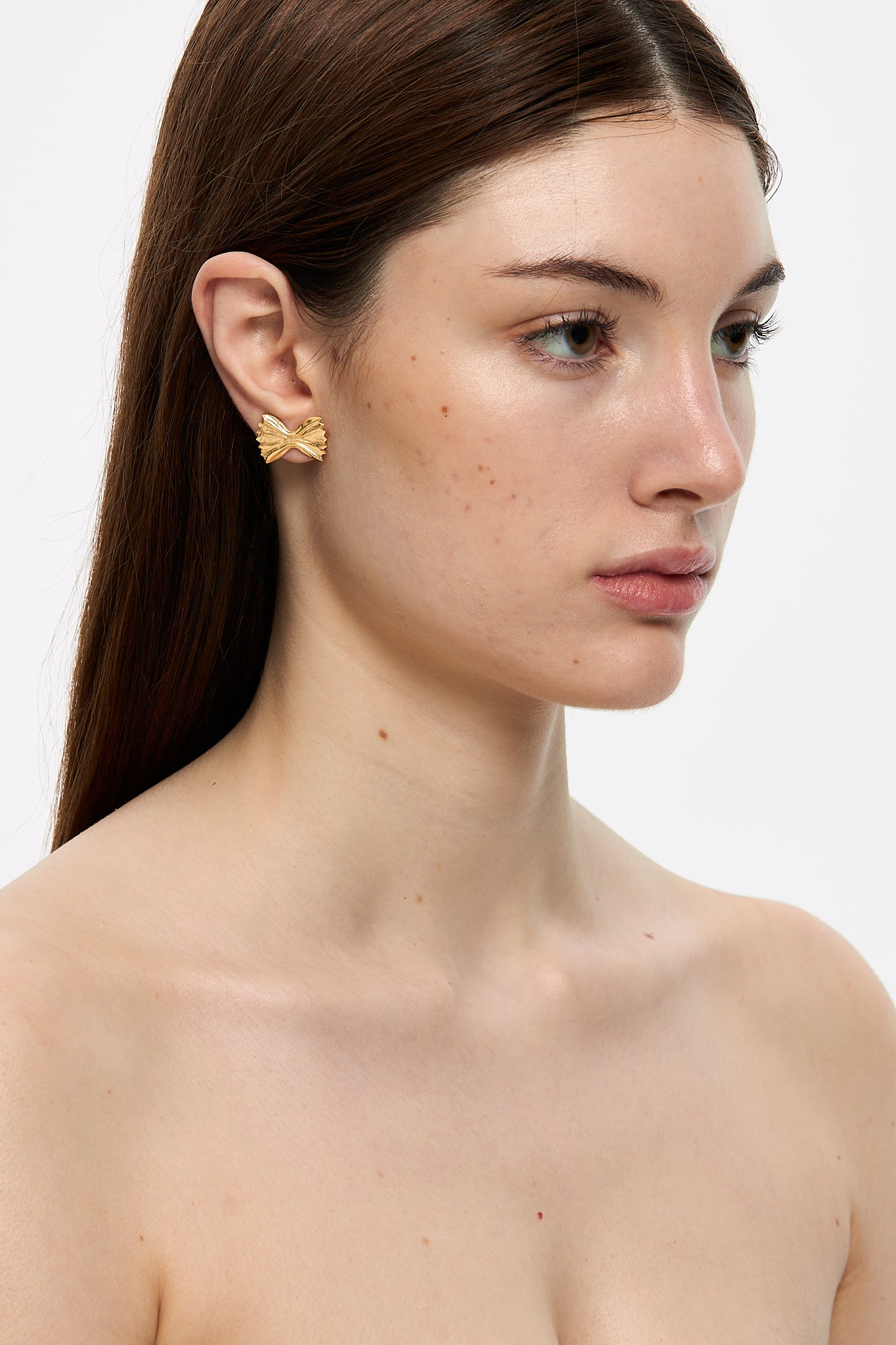 FARFALLE PASTA EARRINGS GOLD