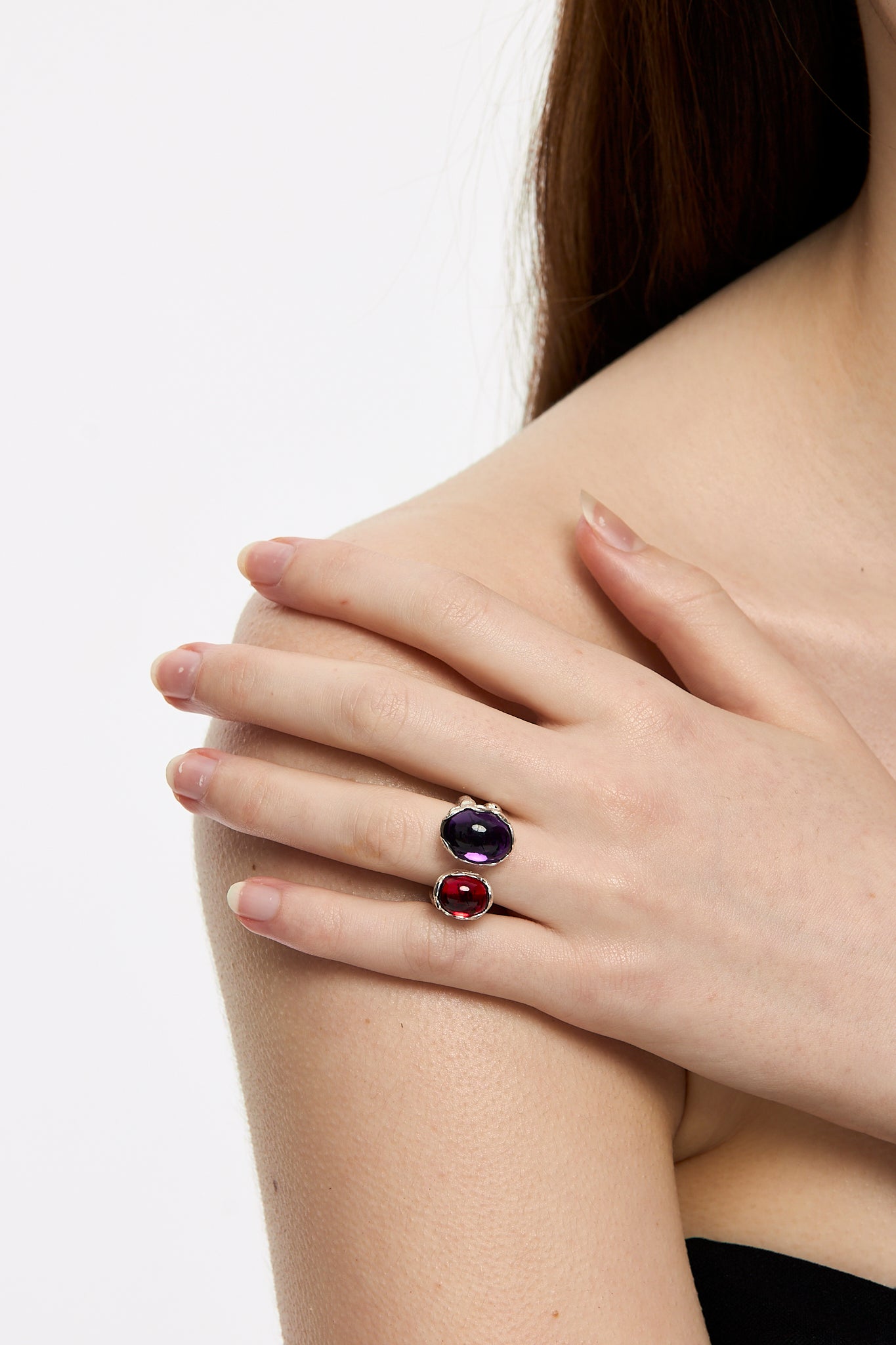 PRIMA DONNA RING PURPLE SILVER