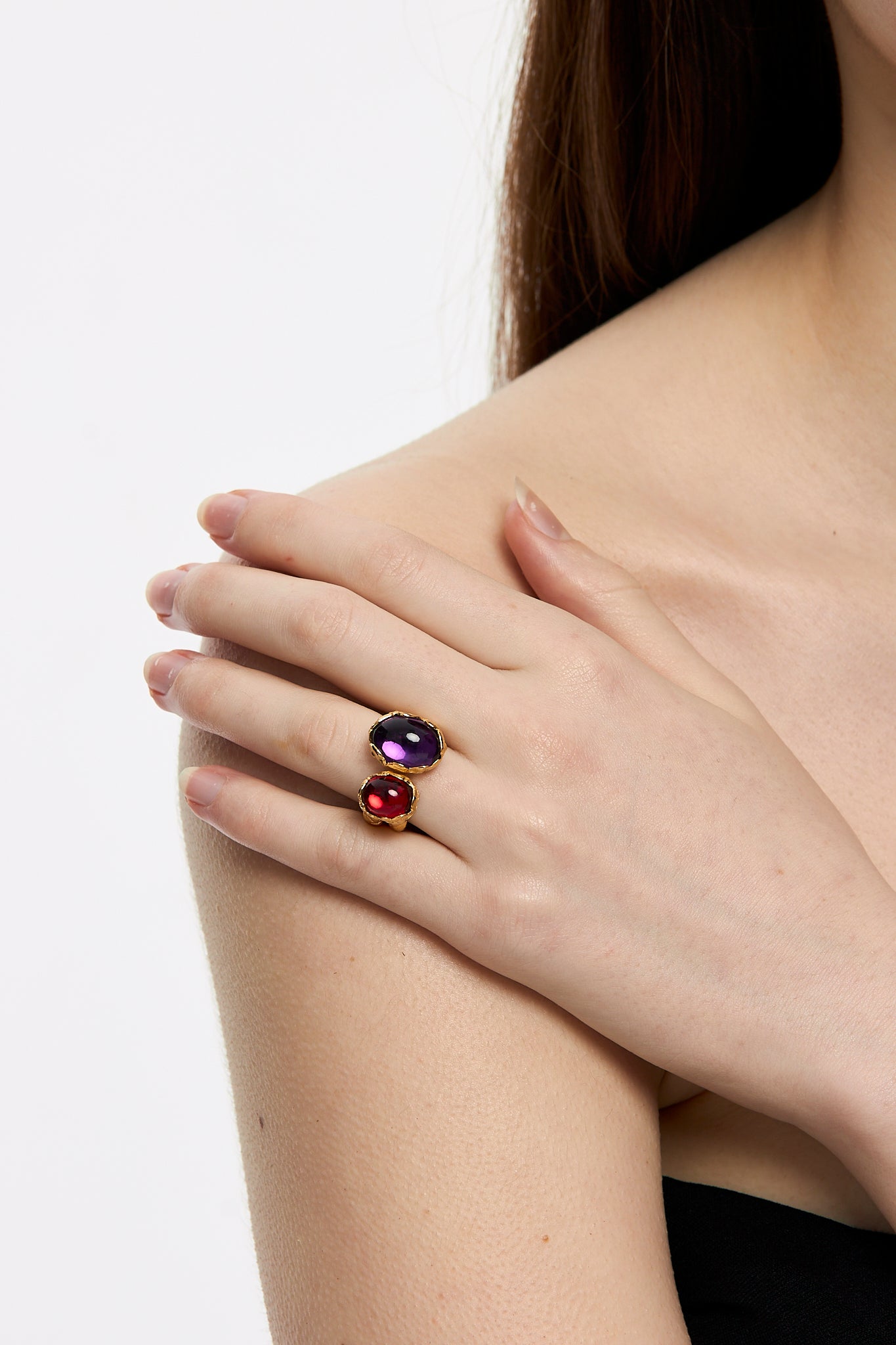 PRIMA DONNA RING PURPLE GOLD