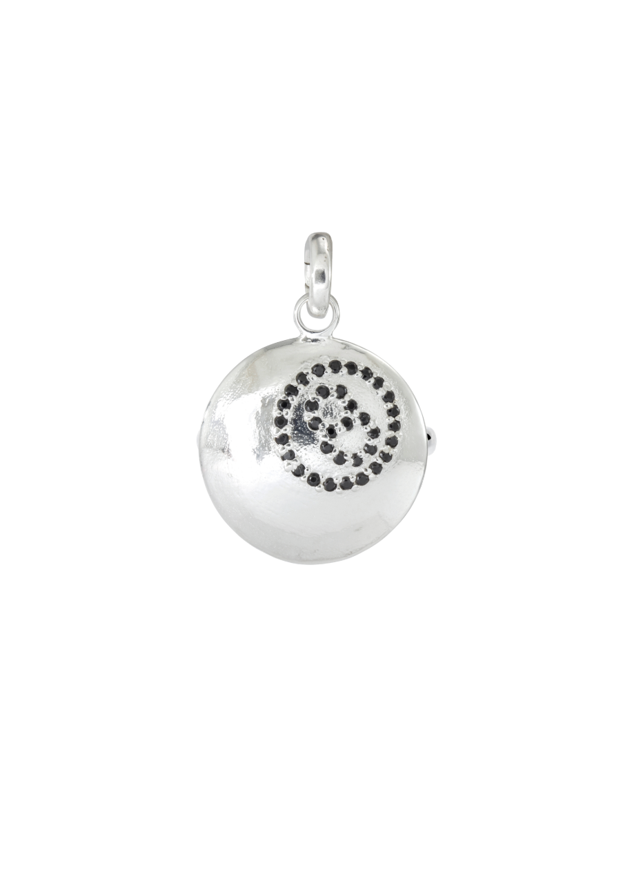 8-BALL PENDANT SILVER