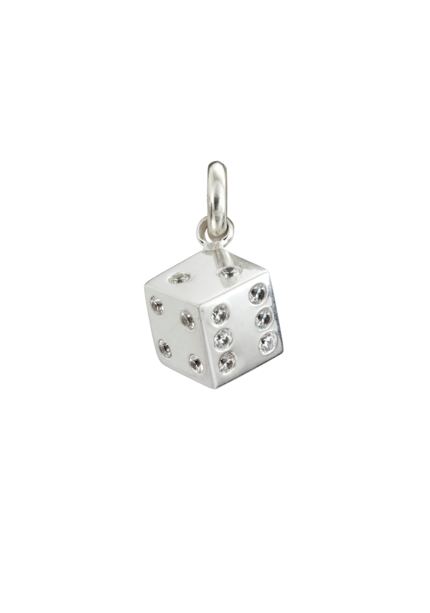 DICE PENDANT SILVER