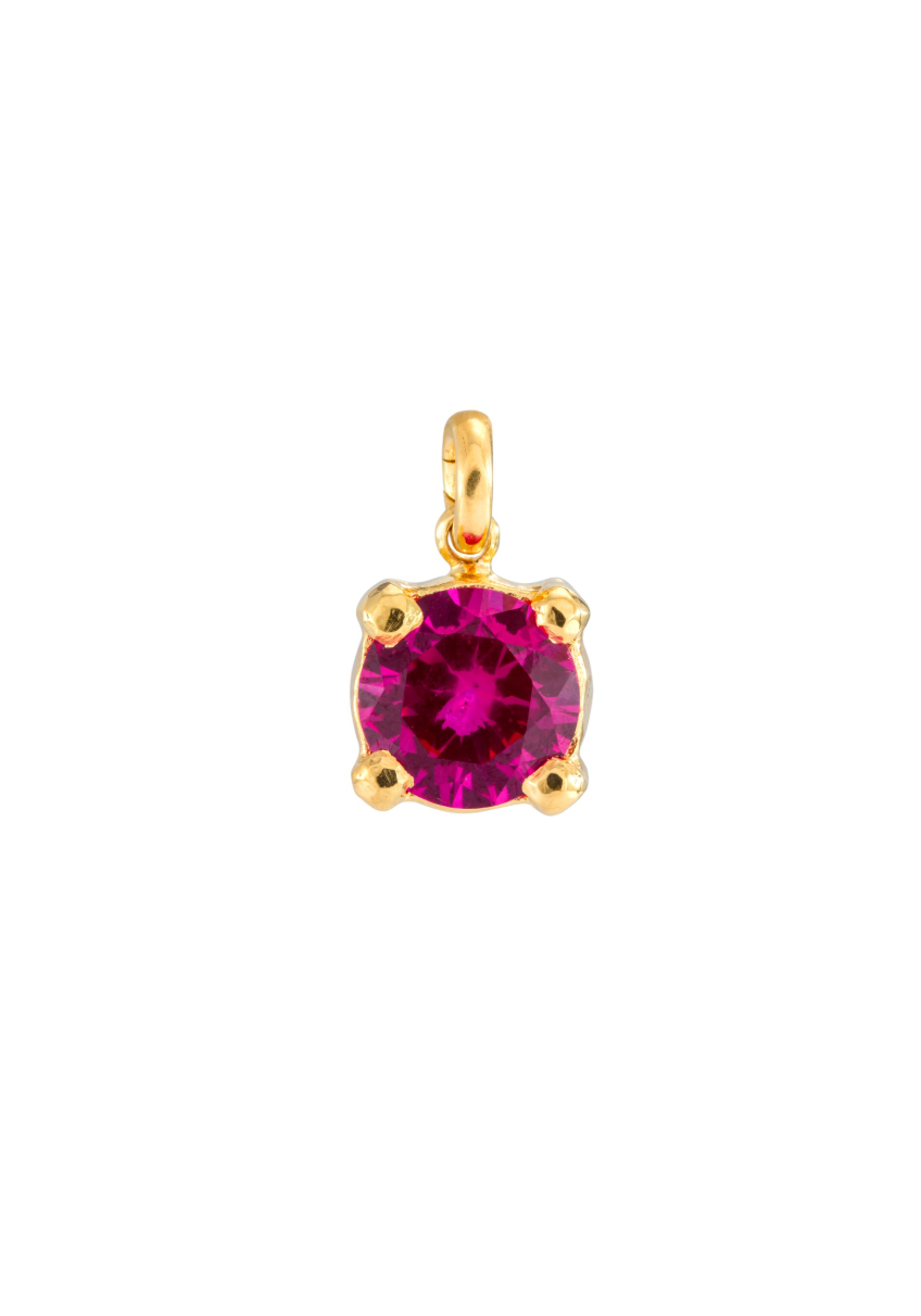 PINK CHARMER PENDANT GOLD
