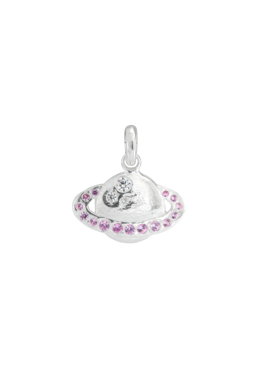 SATURN PENDANT SILVER
